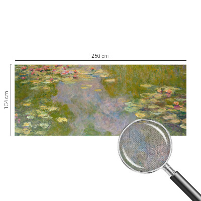 Fotomural decorativo para cabecero de cama Nenúfares