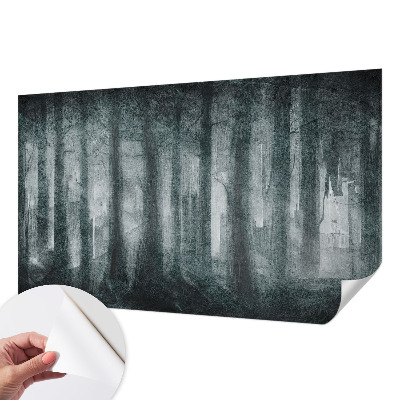 Fotomural decorativo para cabecero de cama Bosque misterioso