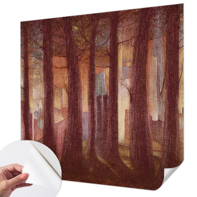 Fotomural decorativo para cabecero de cama con un paisaje misterioso para cabecero