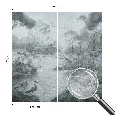 Papel mural texturado decorativo Paisaje natural