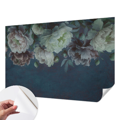 Mural de pared con estampado hermoso con motivo floral para dar un aire elegante
