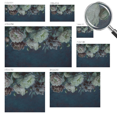 Mural de pared con estampado hermoso Elegancia floral