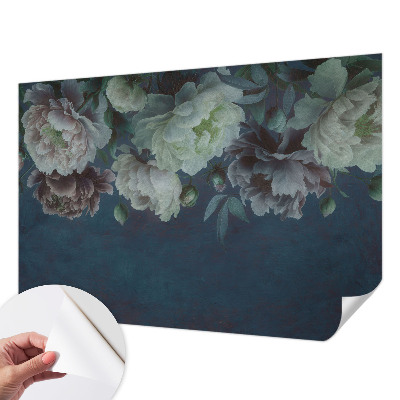 Mural de pared con estampado hermoso con motivo floral para dar un aire elegante