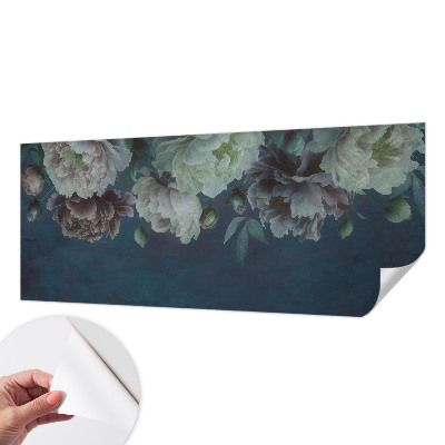 Mural de pared con estampado hermoso con motivo floral para dar un aire elegante