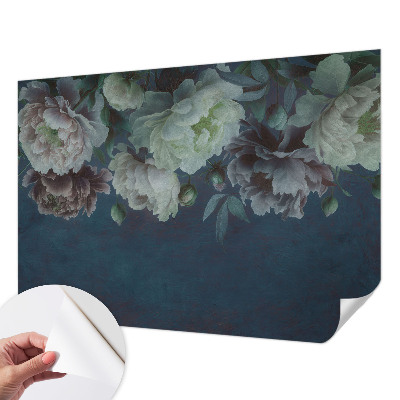 Mural de pared con estampado hermoso con motivo floral para dar un aire elegante