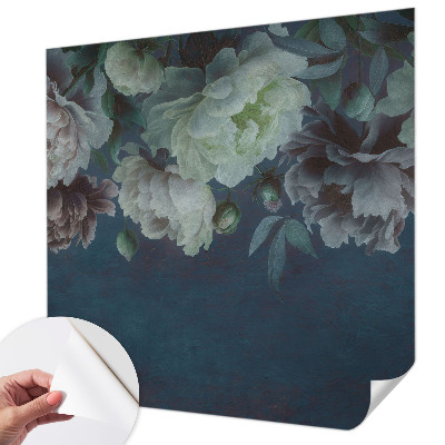 Mural de pared con estampado hermoso con motivo floral para dar un aire elegante