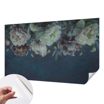 Mural de pared con estampado hermoso con motivo floral para dar un aire elegante