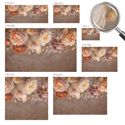 Papel mural texturado decorativo Elegancia floral