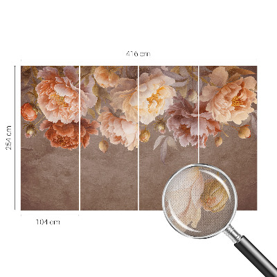 Papel mural texturado decorativo Elegancia floral