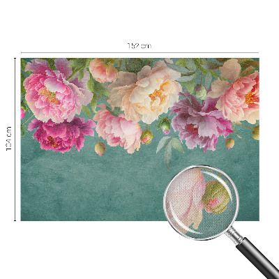 Papel mural texturado decorativo con diseño de elegancia floral