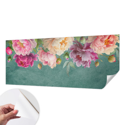 Papel mural texturado decorativo con diseño de elegancia floral