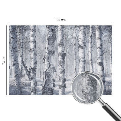 Papel mural con patrón decorativo Naturaleza helada