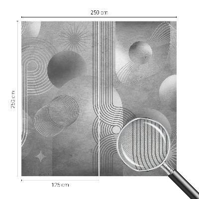 Mural de pared con estampado hermoso Elegancia abstracta