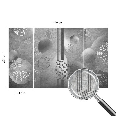 Mural de pared con estampado hermoso Elegancia abstracta