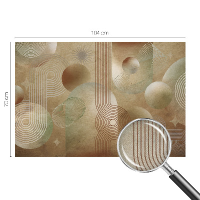 Fotomural decorativo para cabecero de cama Patrón geométrico