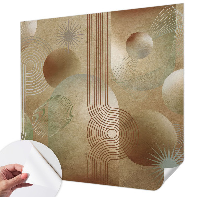 Fotomural decorativo para cabecero de cama Patrón geométrico