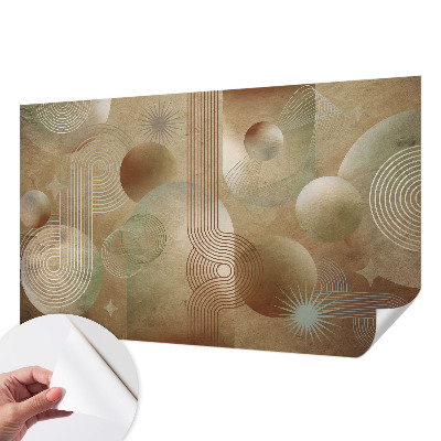 Fotomural decorativo para cabecero de cama Patrón geométrico