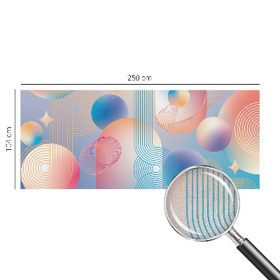 Mural de pared con estampado hermoso Abstracción colorida