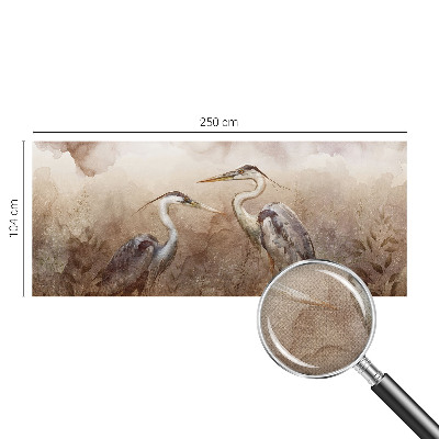 Papel mural con patrón decorativo Aves elegantes