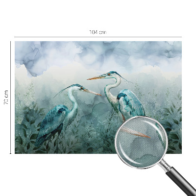 Papel mural texturado decorativo Aves de la naturaleza