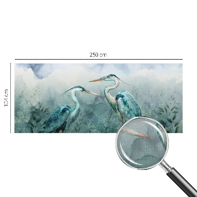 Papel mural texturado decorativo Aves de la naturaleza