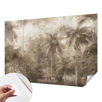 Fotomural decorativo para cabecero de cama con un paisaje exótico