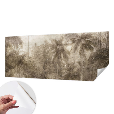 Fotomural decorativo para cabecero de cama con un paisaje exótico
