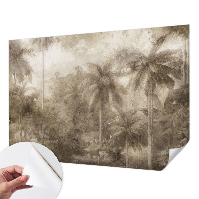 Fotomural decorativo para cabecero de cama con un paisaje exótico