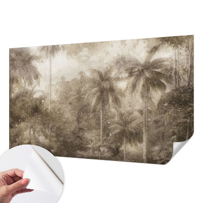 Fotomural decorativo para cabecero de cama con un paisaje exótico