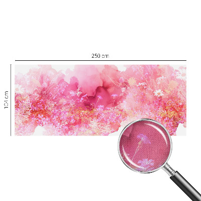 Mural de pared con estampado hermoso estampado floral
