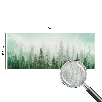 Papel mural con patrón decorativo Lobo en el bosque