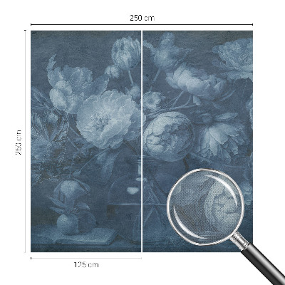 Papel mural texturado decorativo Arreglo floral