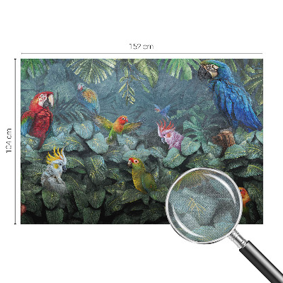 Mural de pared con estampado hermoso Selva exótica