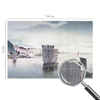 Papel mural con patrón decorativo Paisaje náutico