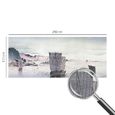 Papel mural con patrón decorativo Paisaje náutico