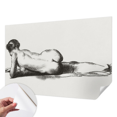 Mural de pared con estampado hermoso Un acto sutil