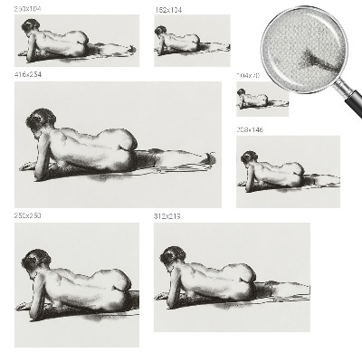 Mural de pared con estampado hermoso Un acto sutil