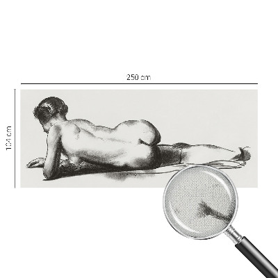 Mural de pared con estampado hermoso Un acto sutil