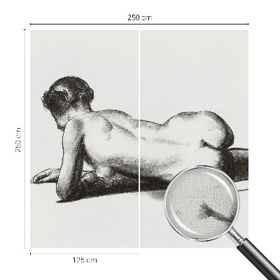 Mural de pared con estampado hermoso Un acto sutil