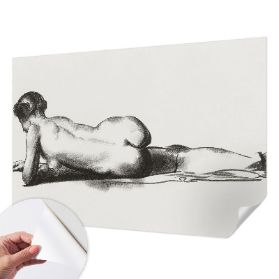 Mural de pared con estampado hermoso Un acto sutil