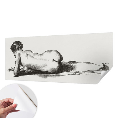 Mural de pared con estampado hermoso Un acto sutil