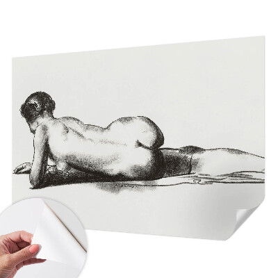 Mural de pared con estampado hermoso Un acto sutil