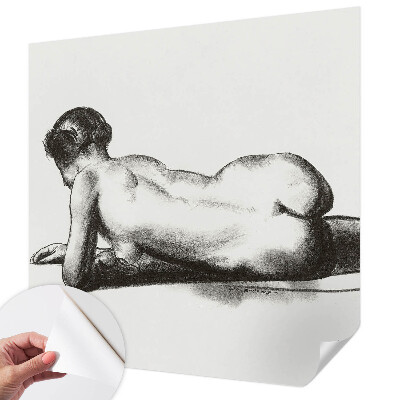 Mural de pared con estampado hermoso Un acto sutil