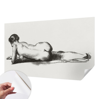 Mural de pared con estampado hermoso Un acto sutil