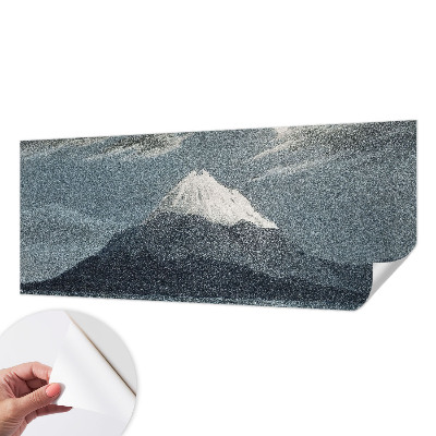 Papel mural con patrón decorativo con diseño de noche iluminada por la luna