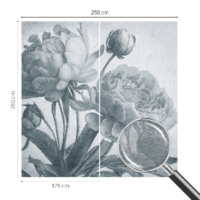 Papel mural con patrón decorativo Elegancia floral