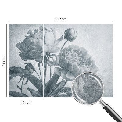 Papel mural con patrón decorativo Elegancia floral