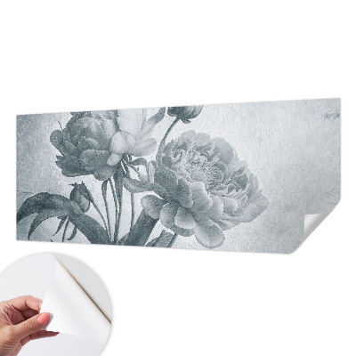 Papel mural con patrón decorativo con motivo floral de estilo elegante