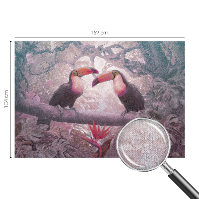 Mural de pared con estampado hermoso Pareja exótica