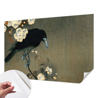 Papel mural con patrón decorativo con motivo de naturaleza exótica